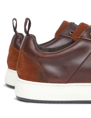 Leather cheap casual sneakers