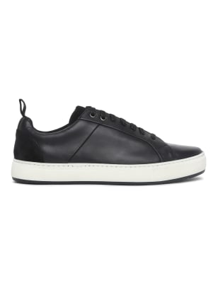 Pure black best sale casual shoes