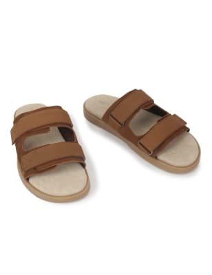 Mens velcro slippers tesco on sale