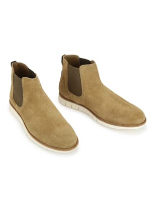 Pure Leather Plain Slipon Chelsea Boots