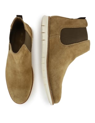 Pure Leather Plain Slipon Chelsea Boots