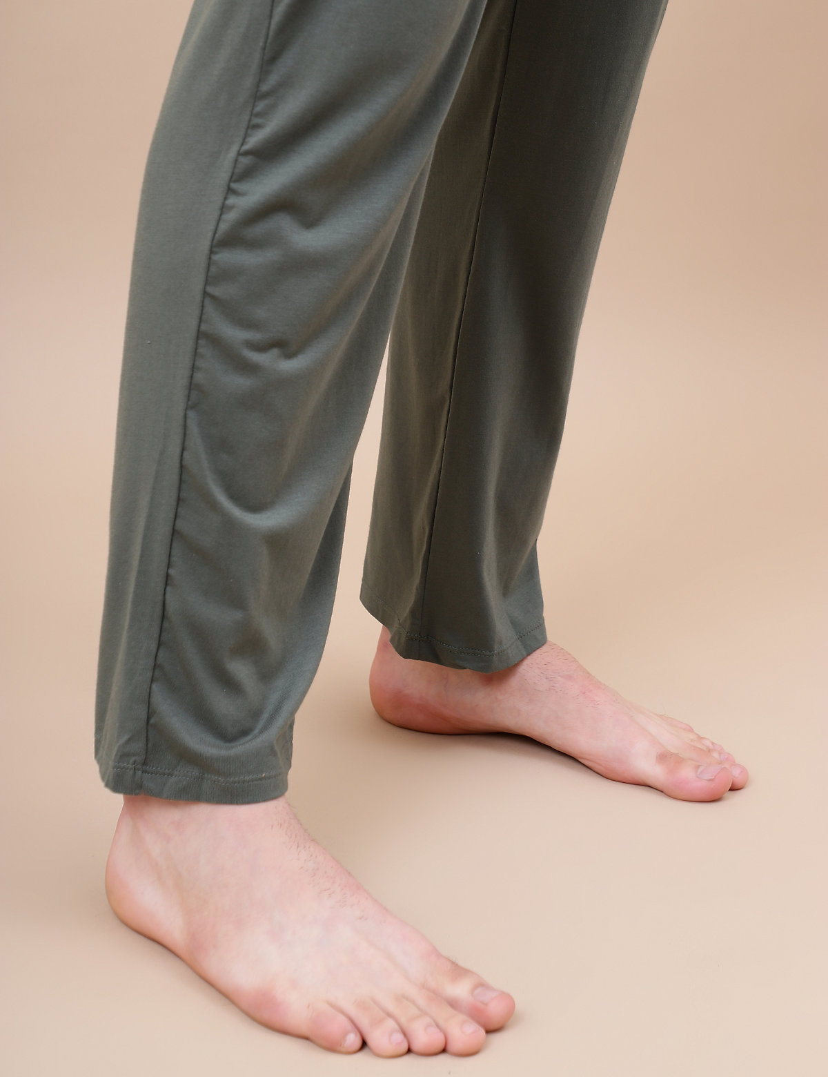 Cotton Mix Plain Regular Fit Pyjama Pant