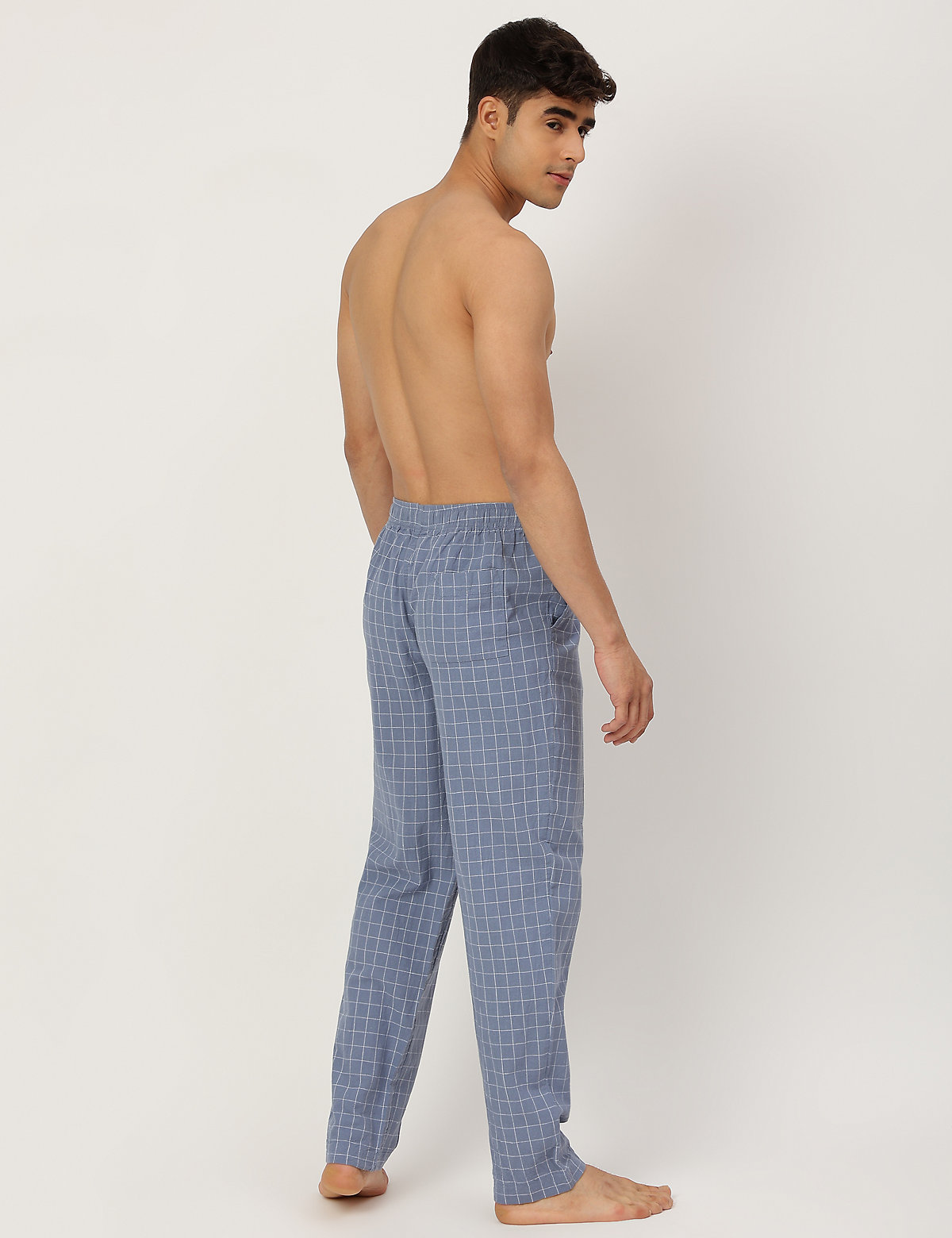 Cotton Mix Checked Comfort Fit Pyjama