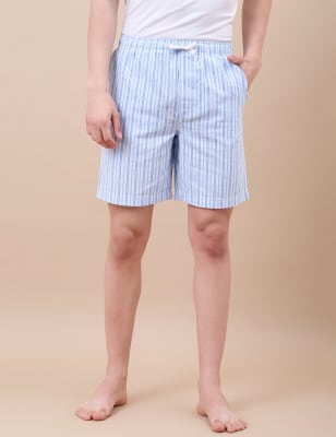 Relaxed Fit Shorts Contrast Stripe main image 0