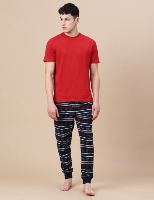 Mens thermal pyjamas discount marks and spencer