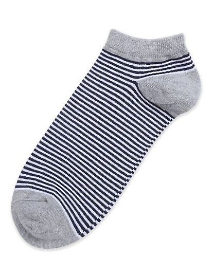 3 Pair Cotton Mix Skinny Fit Socks