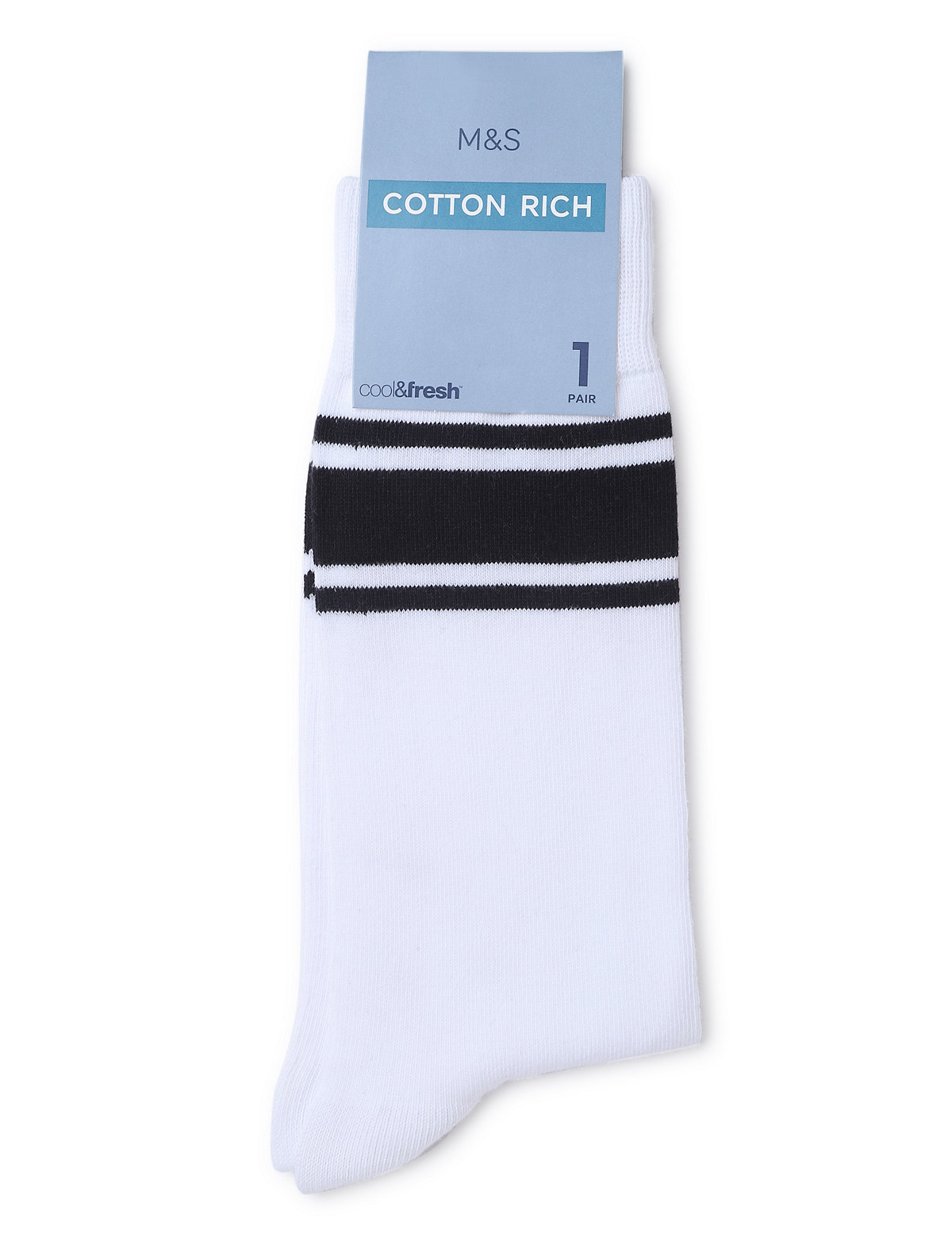 Cotton Mix Plain Skinny Fit Socks
