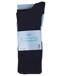 3 Pair of Cotton Mix Embroidered Socks