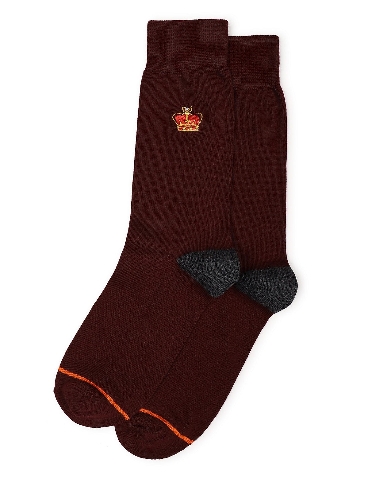 Cotton Mix Embroidered Socks