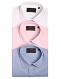 3Pk Blue/White/Pink Shirt