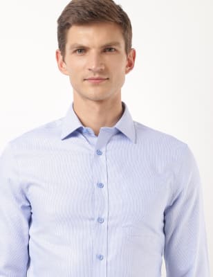 Pure Cotton Printed Spread Collar Shirt