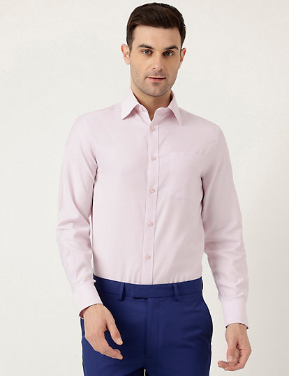 Pure Cotton Slim Fit Checked Shirt
