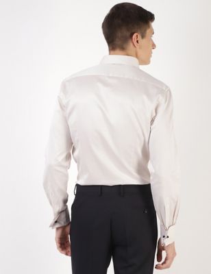 Premium Structure Double Cuff Slim Fit Shirt
