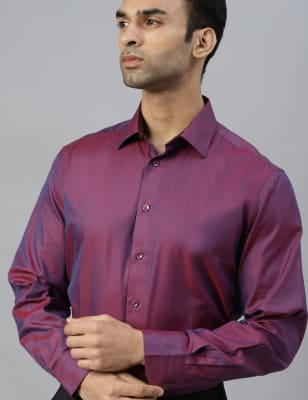 Premium Two Tone Structure Regular Fit Shirt