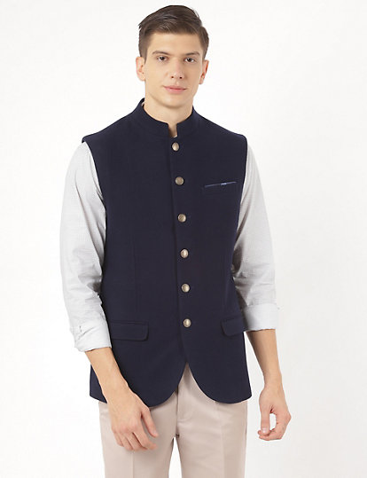 Melton Waistcoat With Premium Buttons