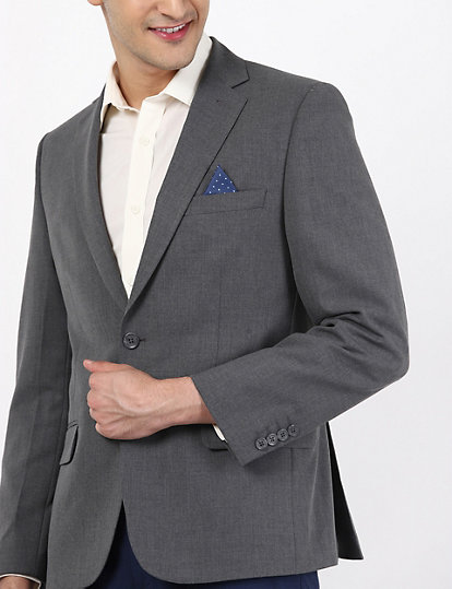 PV Textured Jacket with Stretch