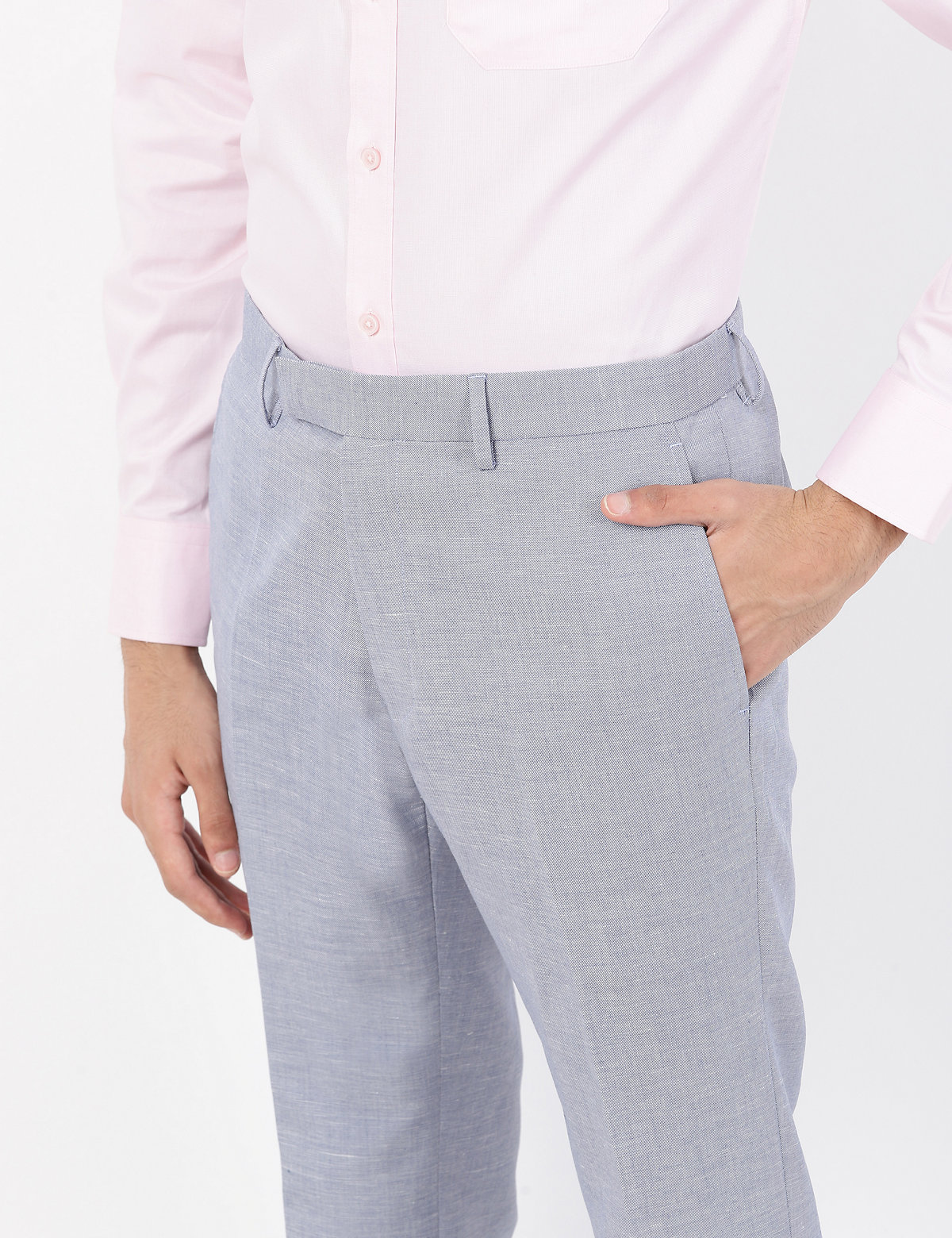 PV Linen Textured Trouser