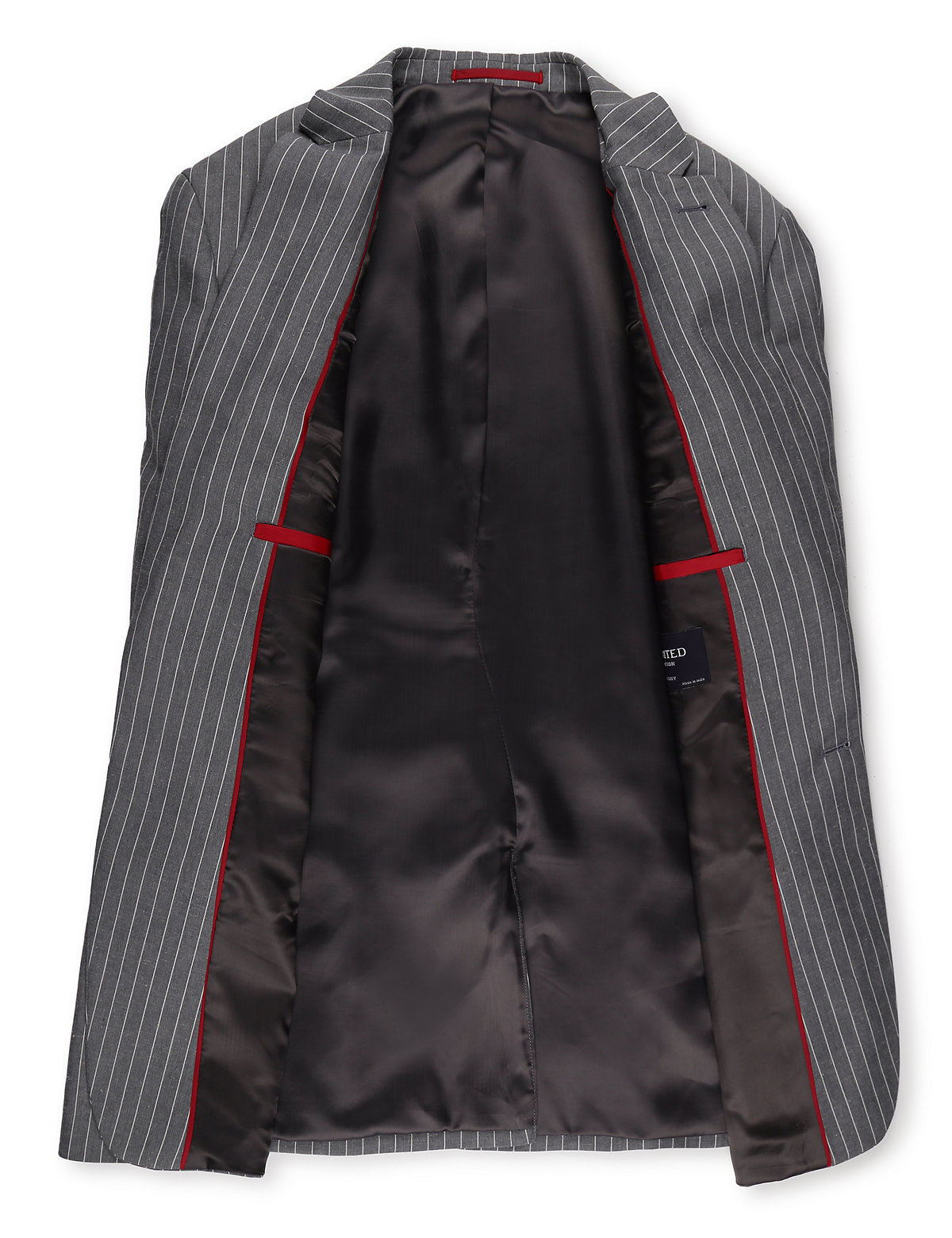 PV Linen Grey Pinstripes Jacket