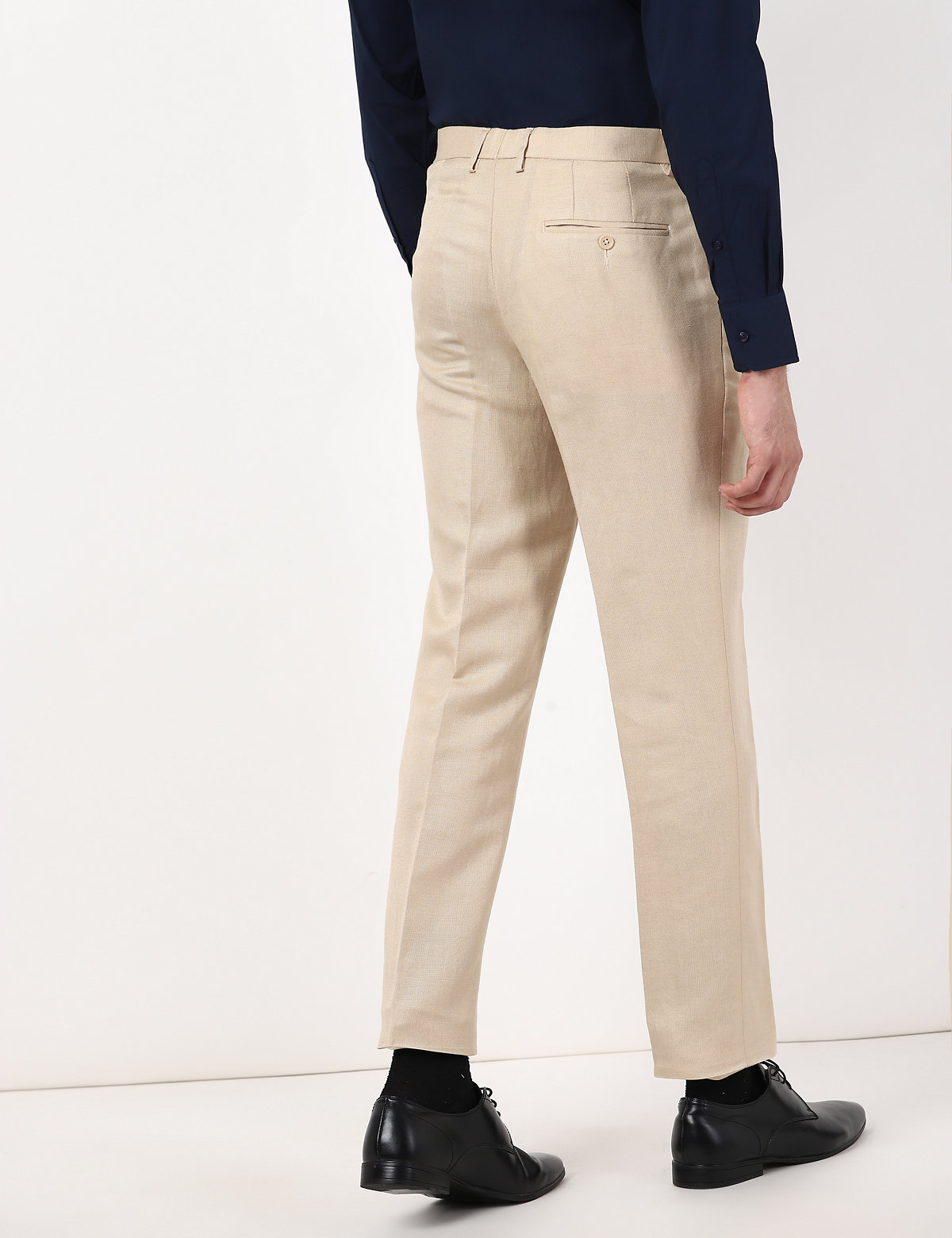 Linen Viscose Solid Trouser