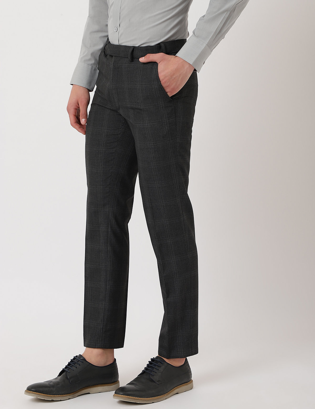 Checkered Slim Fit Trouser