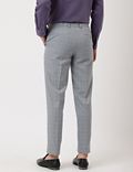 Poly Mix Checkered Regular Fit Trouser