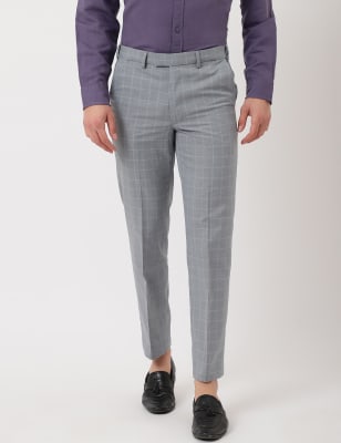 Checkered Regular Fit Trouser