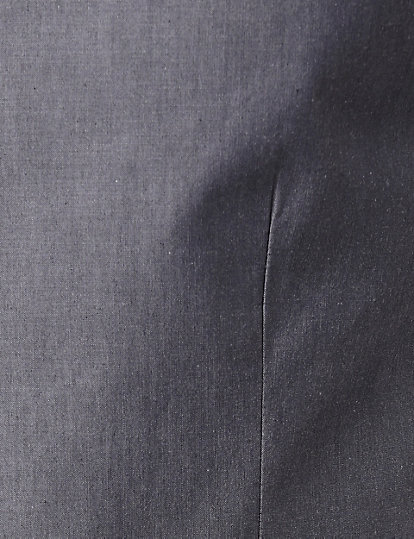 Pure Cotton Solid V-Neck Waist Coat