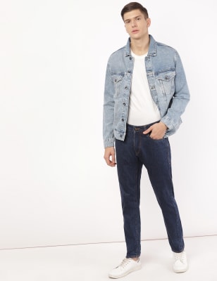 Marks and spencer indigo best sale denim jacket