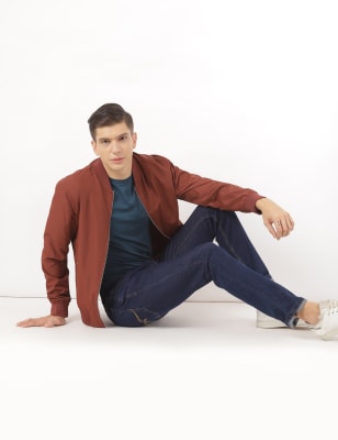

Mens M&S Collection Bomber-Sommerjacke mit Stormwear - Red, Red