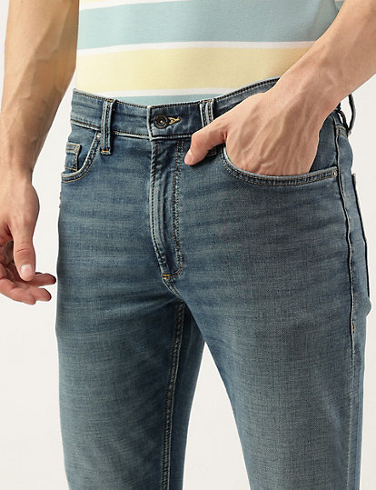 Cotton Mix Slim Fit Jeans