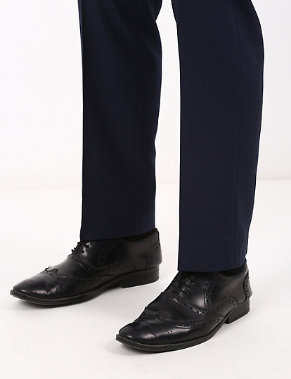 Plain Dark Navy Slim Fit Trouser