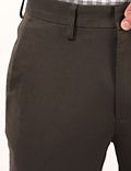 Pure Cotton Self Design Slim Fit Trouser