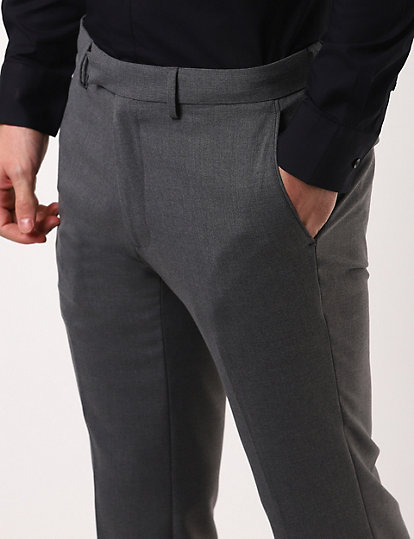 Bi-Stretch Skinny Fit Trouser With Active Waistband
