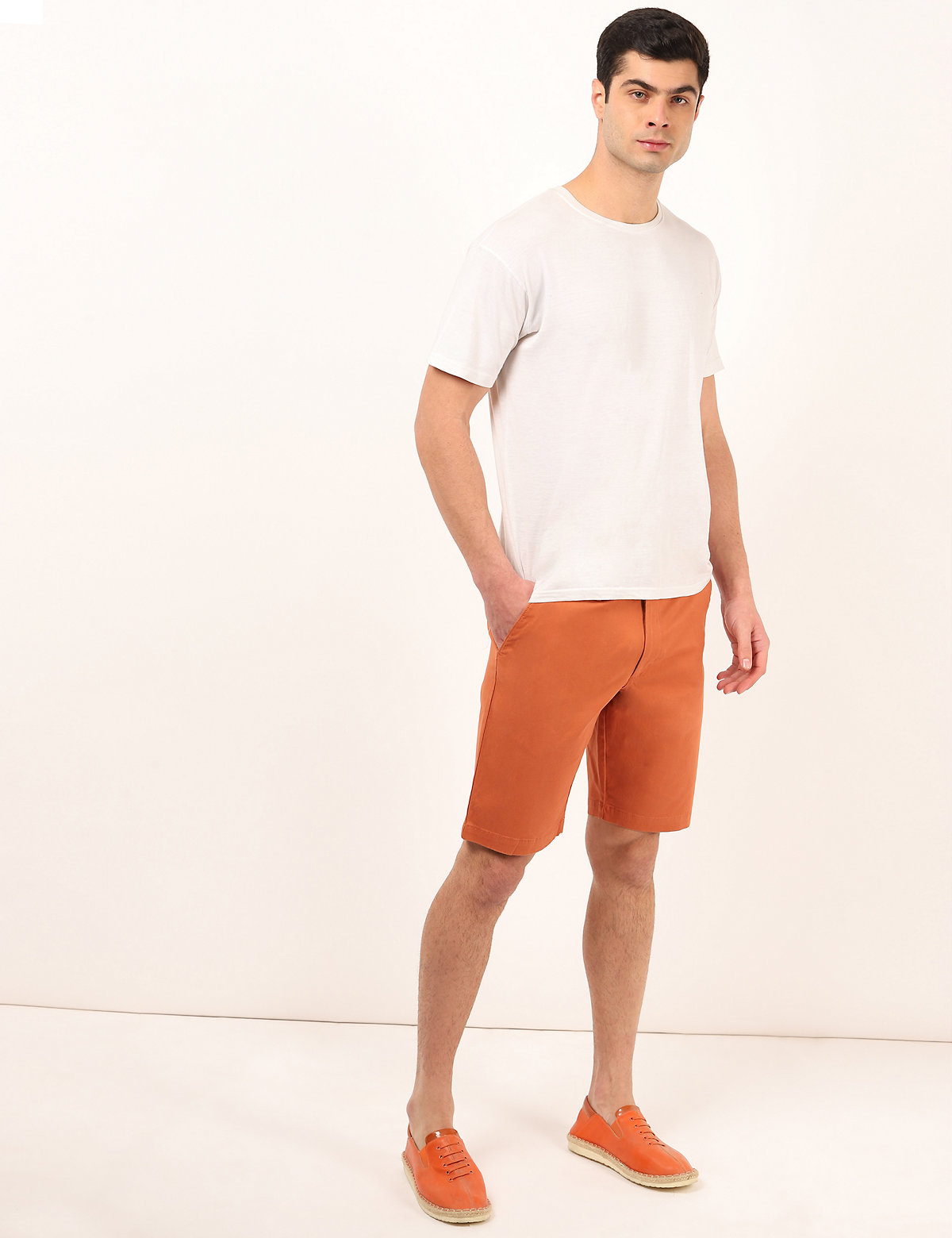 (Cotton Blend) Regular Fit Shorts