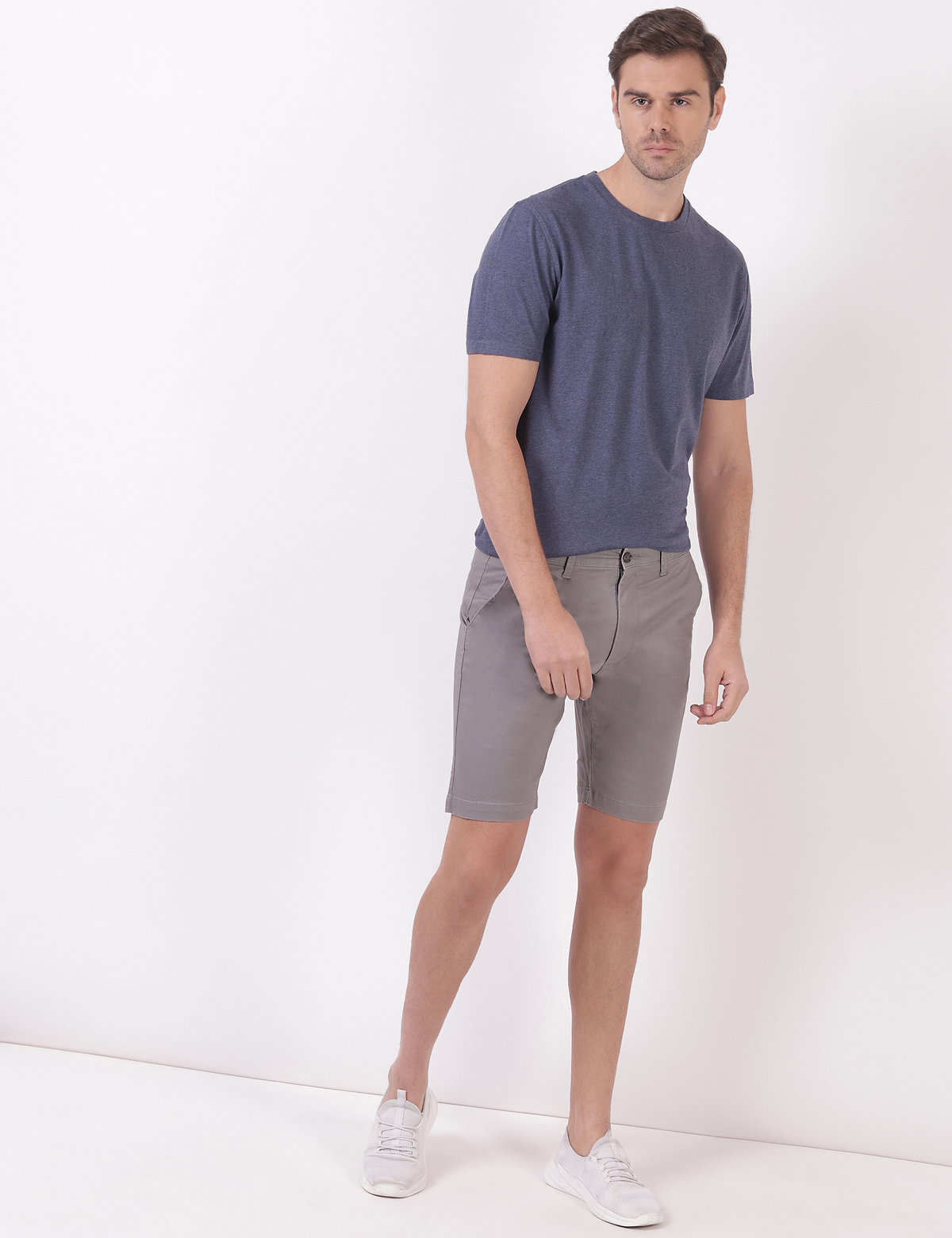 (Cotton Blend) Regular Fit Shorts