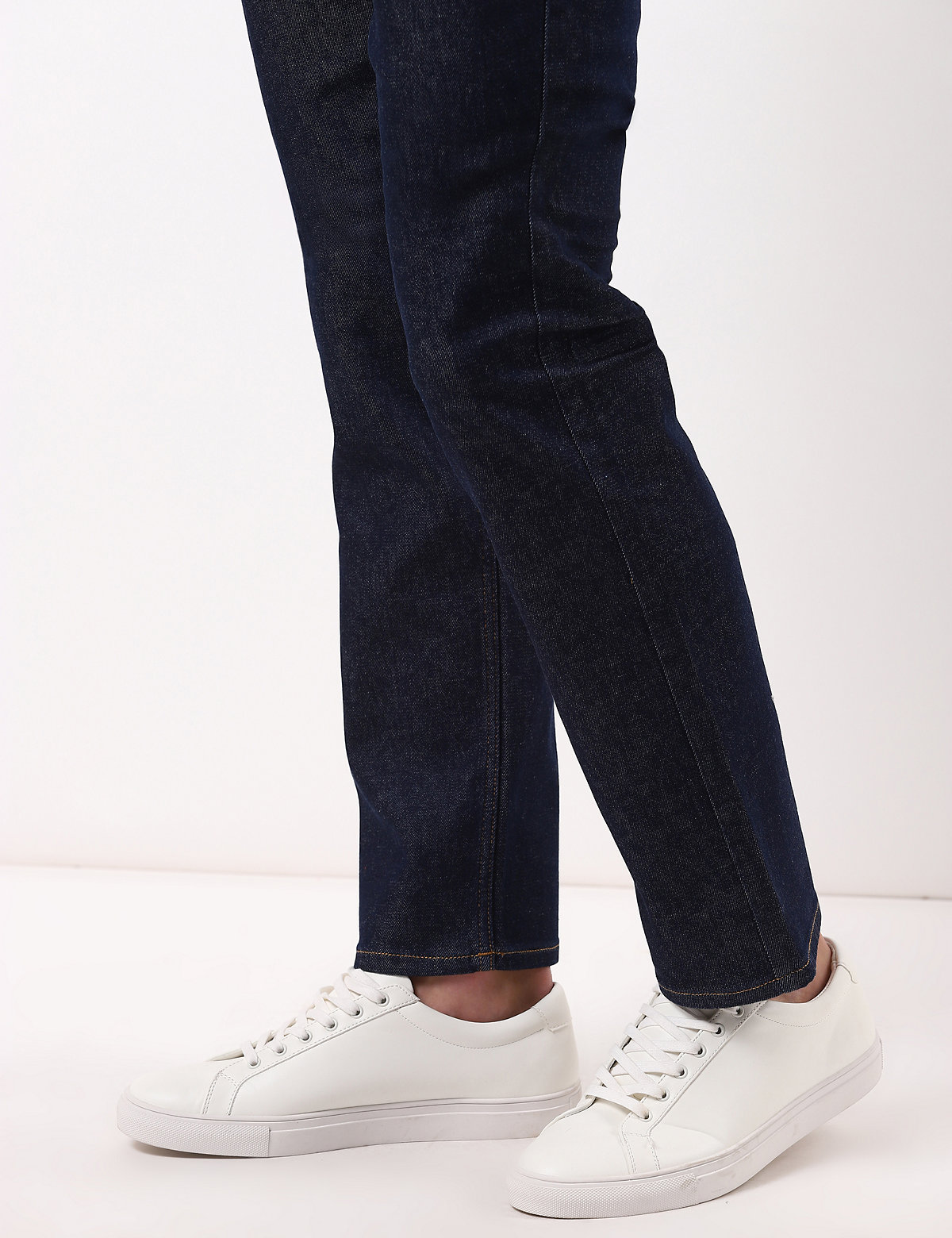 Straight Fit Cross Pkt Jeans