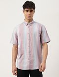 Pure Cotton Printed Collared Shirt