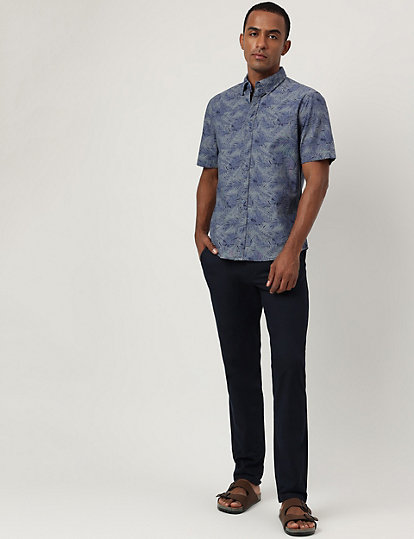 Relaxed Fit Pure Cotton Printed Shirt