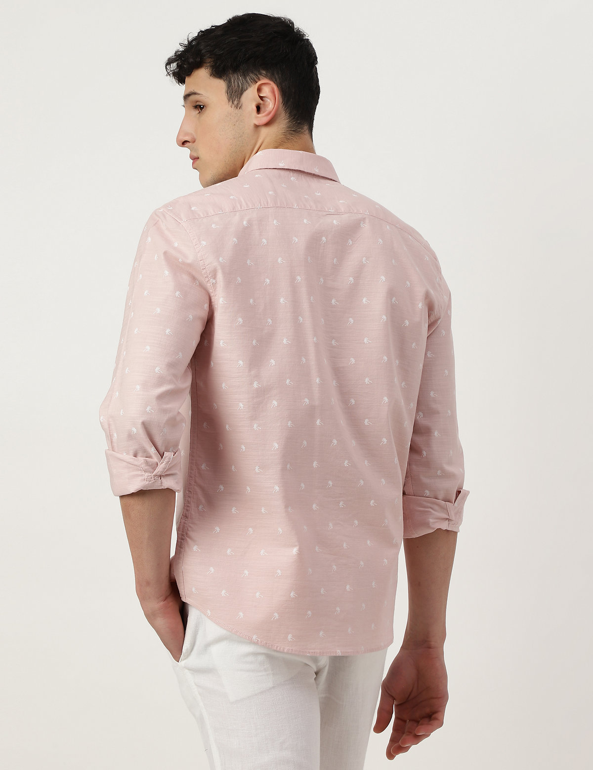 Pure Cotton Button-down Collar Shirt