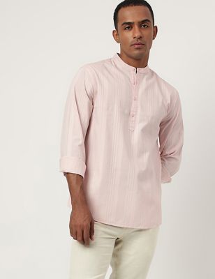 Cotton Rich Textured Long Sleeves Shirt