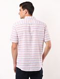 Linen Lyocell Stripe Shirt