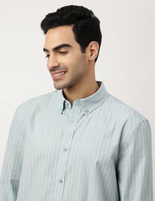 Pure Cotton Buttondown Collar Shirt