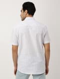 Pure Cotton Checks Button-down Collar Shirt