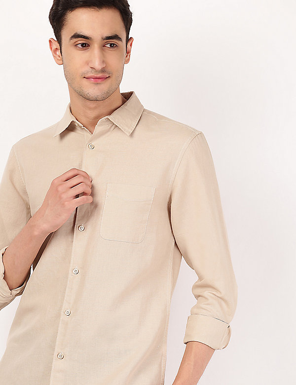 LS Classic Collar Solid Dyed Linen - SE