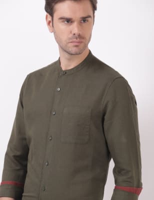 Chinese collar shirt clearance design