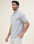 Premium Jacquard Polo With Tipping