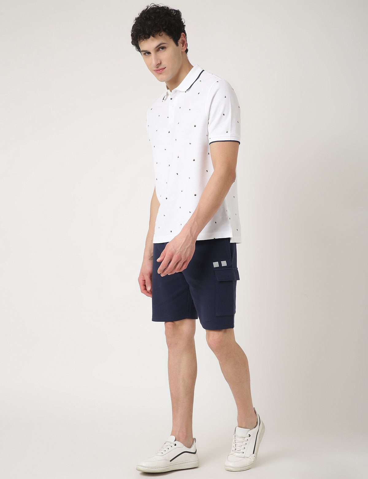Pure Cotton Textured Shorts