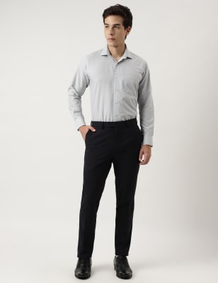 Slim Fit Striped Trousers