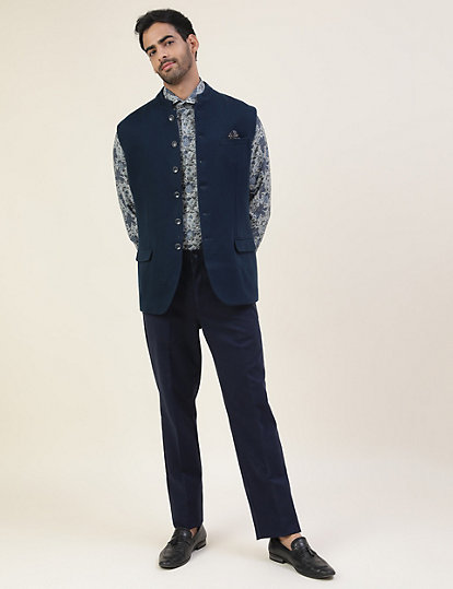 Premium Wool Rich Tailored Fit Waistcoat