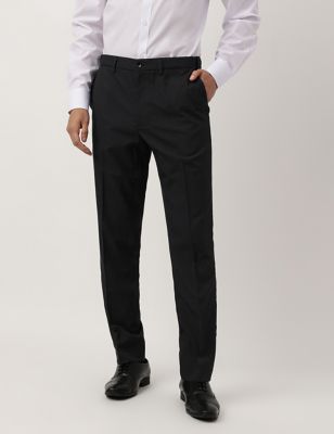 Crease Resistant With Active Waist Slim Fit Trouser